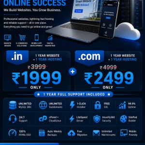 🌐 Professional Website + Hosting Package
